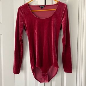 Jcrew Mercantile cranberry colored Bodysuit